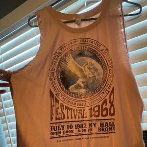 Festival graphic tank